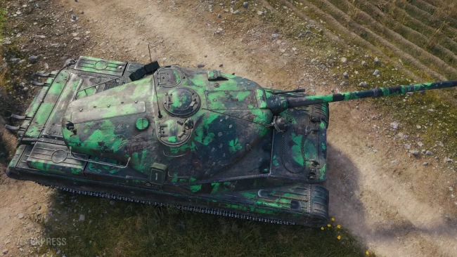 2D-стиль «Изумрудный охотник» в World of Tanks