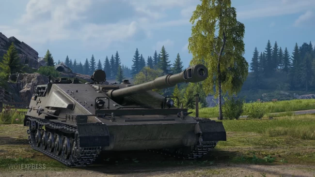 ПТ-САУ СУ-122В из обновления 1.24.1 в World of Tanks