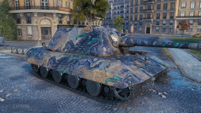 Настраиваемый 2D-cтиль «Небесный скакун (нефритовый)» в World of Tanks