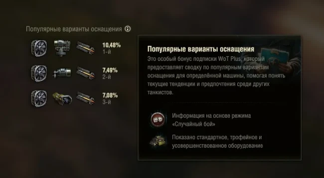 Новый бонус по подписке WoT Plus в обновлении 1.26 World of Tanks