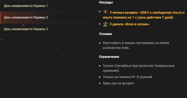 Отмечаем День независимости Украины в World of Tanks!