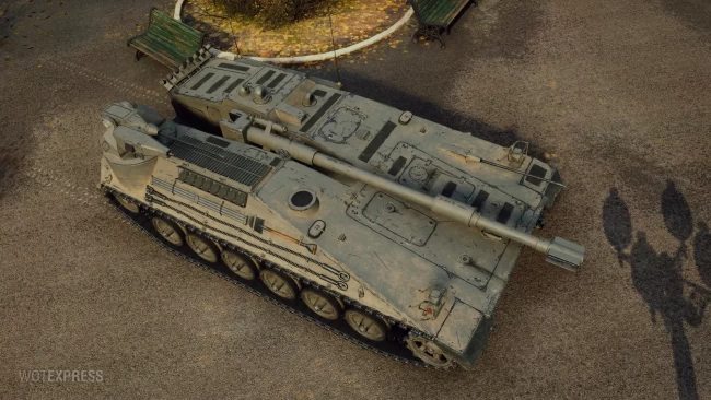 Kampfpanzer 3 Prj. 07 HK на фото из обновления 1.19.1 в World of Tanks