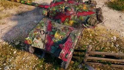 2D-стиль «Праздничное убранство» для новогоднего 40 набора Prime Gaming World of Tanks