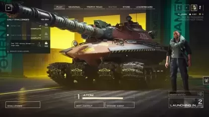 Бой на танке АТОМ (Объект 279) в Project CW (Cold War)