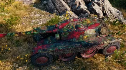 2D-стиль «Праздничное убранство» для новогоднего 40 набора Prime Gaming World of Tanks